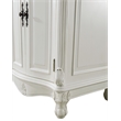 Elegant Kitchen and Bath Windsor Double Solid Wood Bathroom Vanity in White