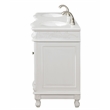 Elegant Kitchen and Bath Windsor Double Solid Wood Bathroom Vanity in White