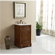 Elegant Kitchen and Bath Retro Single Solid Wood Bathroom Vanity in Brown