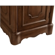 Elegant Kitchen and Bath Retro Single Solid Wood Bathroom Vanity in Brown