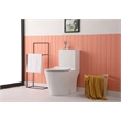 Elegant Kitchen and Bath Winslet Ceramic One-piece Elongated Toilet in White