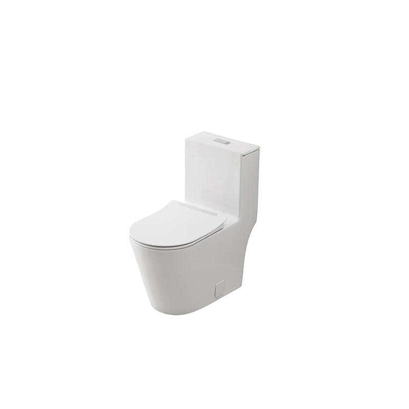 Elegant Kitchen and Bath Winslet Ceramic One-piece Elongated Toilet in White