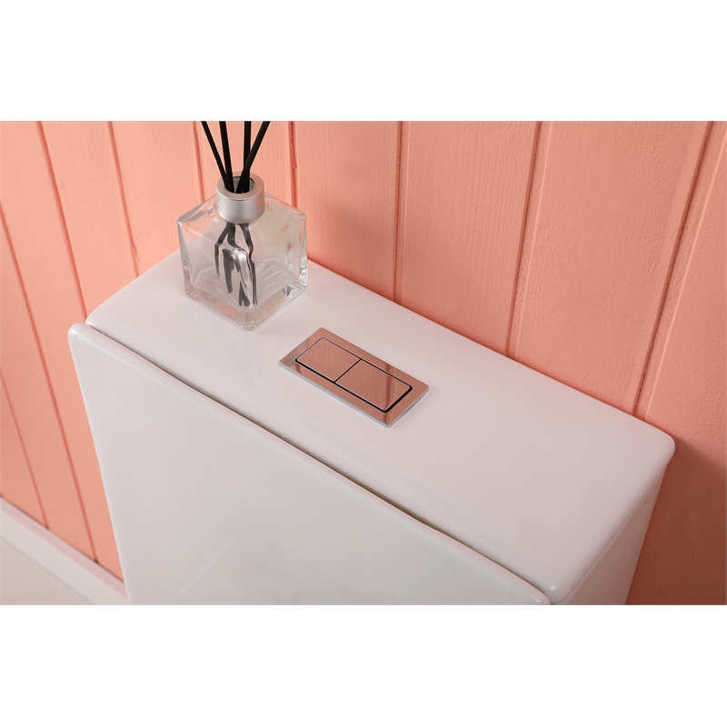 Elegant Kitchen and Bath Winslet Ceramic One-piece Elongated Toilet in White