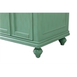 Elegant Kitchen and Bath Otto Double Solid Wood Bathroom Vanity in Green