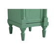 Elegant Kitchen and Bath Lexington Single Solid Wood Bathroom Vanity in Green