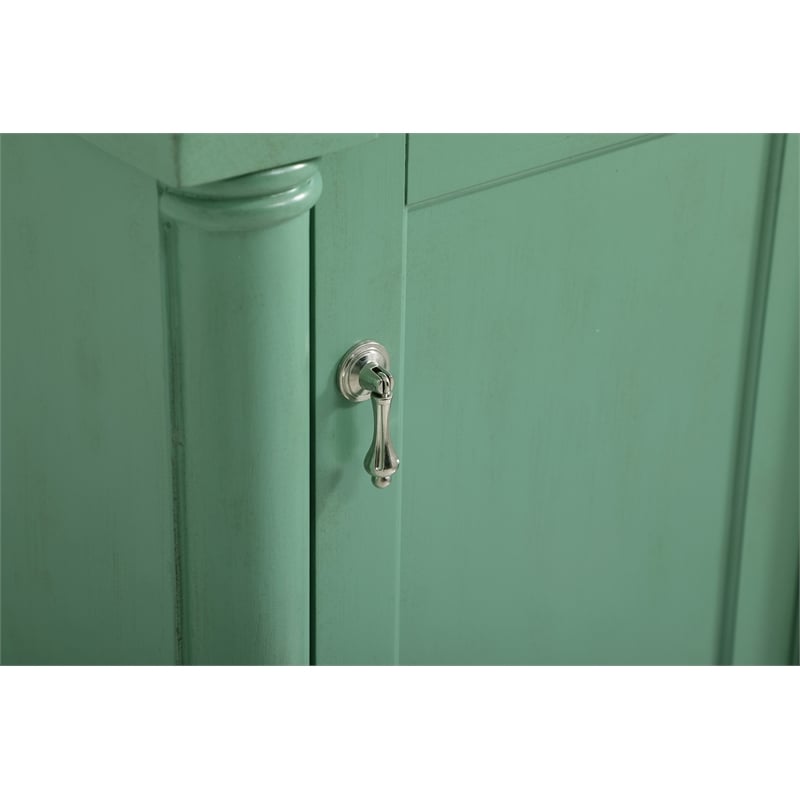 Elegant Kitchen and Bath Lexington Single Solid Wood Bathroom Vanity in Green