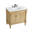 Elegant Kitchen and Bath Lexington Single Solid Wood Bathroom Vanity in Bronze