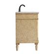 Elegant Kitchen and Bath Lexington Single Solid Wood Bathroom Vanity in Bronze