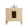 Elegant Kitchen and Bath Lexington Single Solid Wood Bathroom Vanity in Bronze