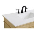 Elegant Kitchen and Bath Lexington Single Solid Wood Bathroom Vanity in Bronze