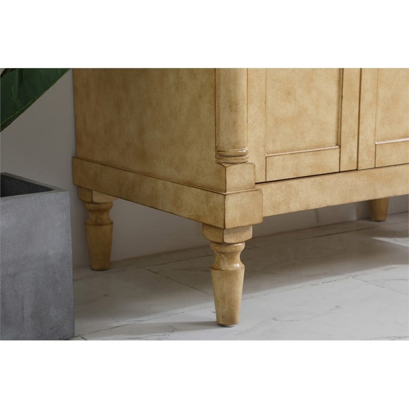 Elegant Kitchen and Bath Lexington Single Solid Wood Bathroom Vanity in Bronze