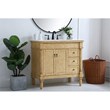 Elegant Kitchen and Bath Lexington Single Solid Wood Bathroom Vanity in Bronze