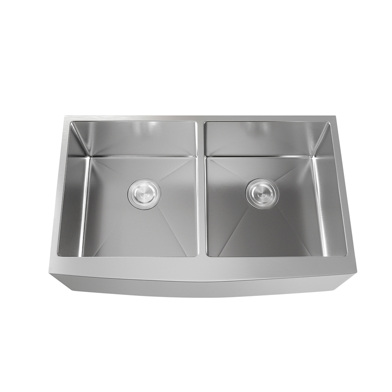 Elegant Kitchen and Bath Montgomery Stainless Steel Kitchen Sink in Silver