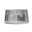 Elegant Kitchen and Bath Montgomery Stainless Steel Kitchen Sink in Silver