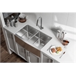 Elegant Kitchen and Bath Montgomery Stainless Steel Kitchen Sink in Silver