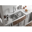 Elegant Kitchen and Bath Montgomery Stainless Steel Kitchen Sink in Silver