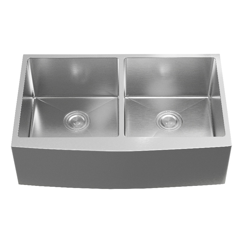 Elegant Kitchen and Bath Montgomery Stainless Steel Kitchen Sink in Silver