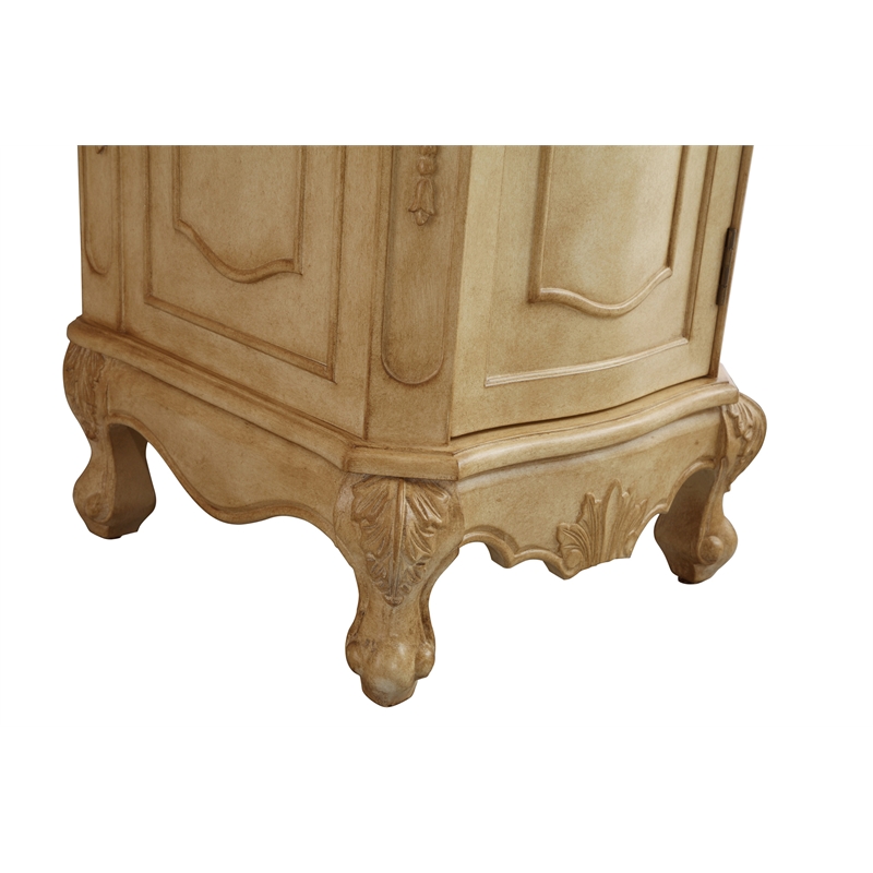 Elegant Kitchen and Bath Danville Single Solid Wood Bathroom Vanity in Beige