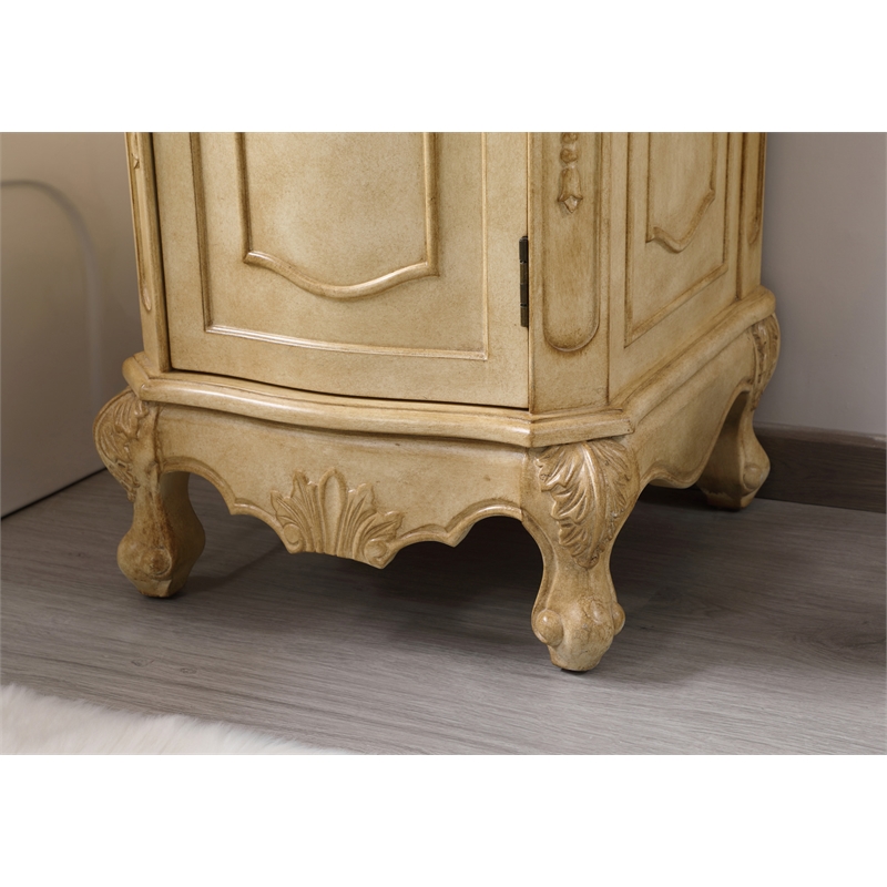 Elegant Kitchen and Bath Danville Single Solid Wood Bathroom Vanity in Beige