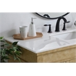 Elegant Kitchen and Bath Lexington Single Solid Wood Bathroom Vanity in Beige