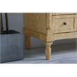 Elegant Kitchen and Bath Lexington Single Solid Wood Bathroom Vanity in Beige