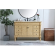 Elegant Kitchen and Bath Lexington Single Solid Wood Bathroom Vanity in Beige