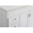 Elegant Kitchen and Bath Lexington Single Solid Wood Bathroom Vanity in White