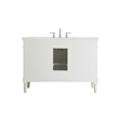 Elegant Kitchen and Bath Lexington Single Solid Wood Bathroom Vanity in White