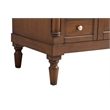Elegant Kitchen and Bath Lexington Single Solid Wood Bathroom Vanity in Walnut