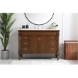 Elegant Kitchen and Bath Lexington Single Solid Wood Bathroom Vanity in Walnut