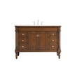 Elegant Kitchen and Bath Lexington Single Solid Wood Bathroom Vanity in Walnut