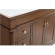 Elegant Kitchen and Bath Lexington Single Solid Wood Bathroom Vanity in Walnut