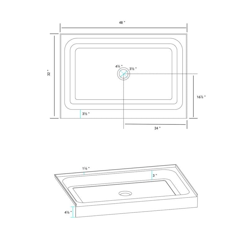 Elegant Kitchen and Bath Laredo 48x32