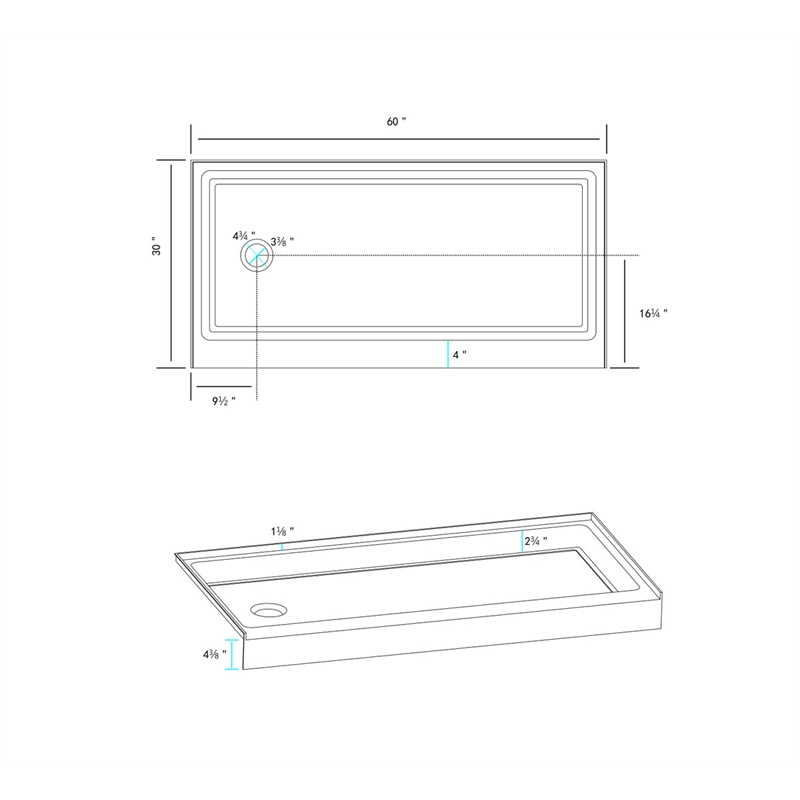 Elegant Kitchen and Bath Laredo 60x30