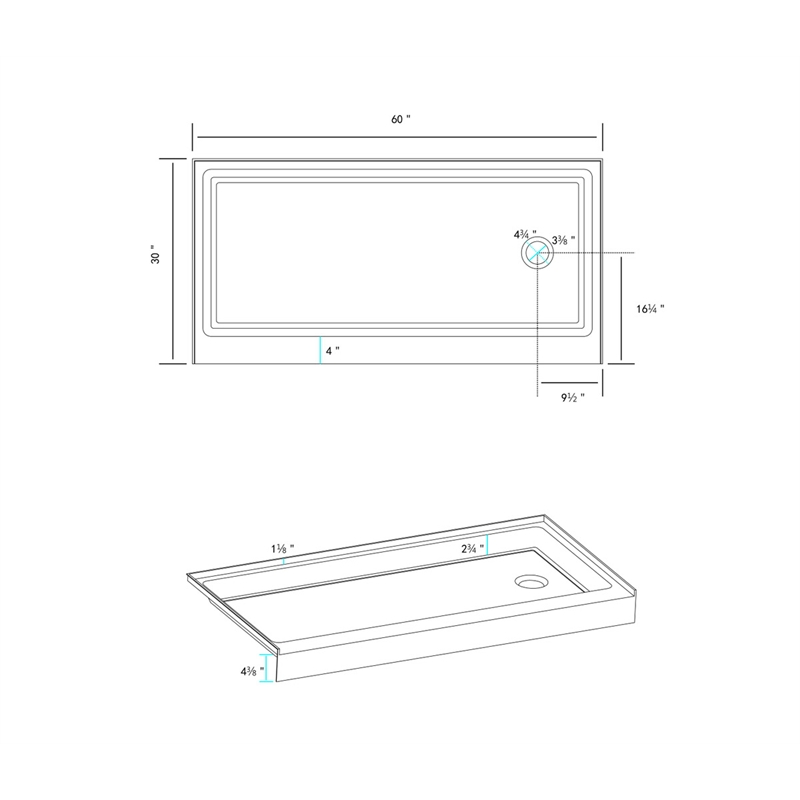 Elegant Kitchen and Bath Laredo 60x30