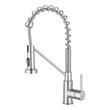 Elegant Kitchen and Bath Yara Brass Kitchen Faucet in Brushed Nickel