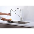 Elegant Kitchen and Bath Yara Brass Kitchen Faucet in Brushed Nickel