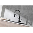 Elegant Kitchen and Bath Yara Brass Kitchen Faucet in Matte Black