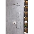 Elegant Kitchen and Bath George Brass Shower Faucet System in Brushed Nickel