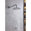 Elegant Kitchen and Bath George Brass Shower Faucet System in Chrome
