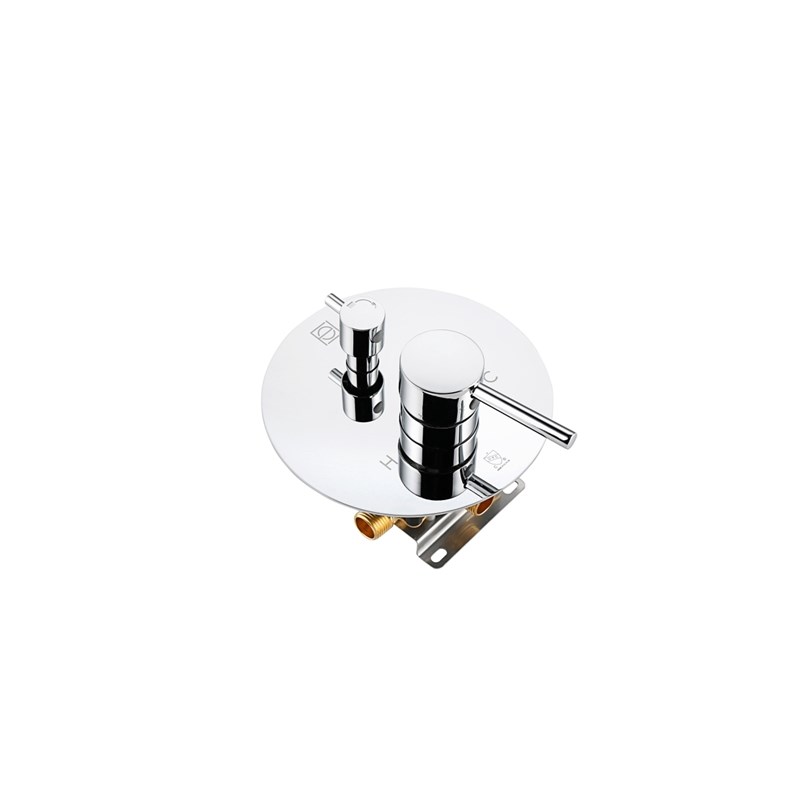 Elegant Kitchen and Bath George Brass Shower Faucet System in Chrome
