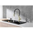 Elegant Kitchen and Bath Leonardo Brass Kitchen Faucet in Brushed Gold