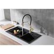 Elegant Kitchen and Bath Leonardo Brass Kitchen Faucet in Brushed Gold