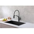 Elegant Kitchen and Bath Leonardo Brass Kitchen Faucet in Matte Black