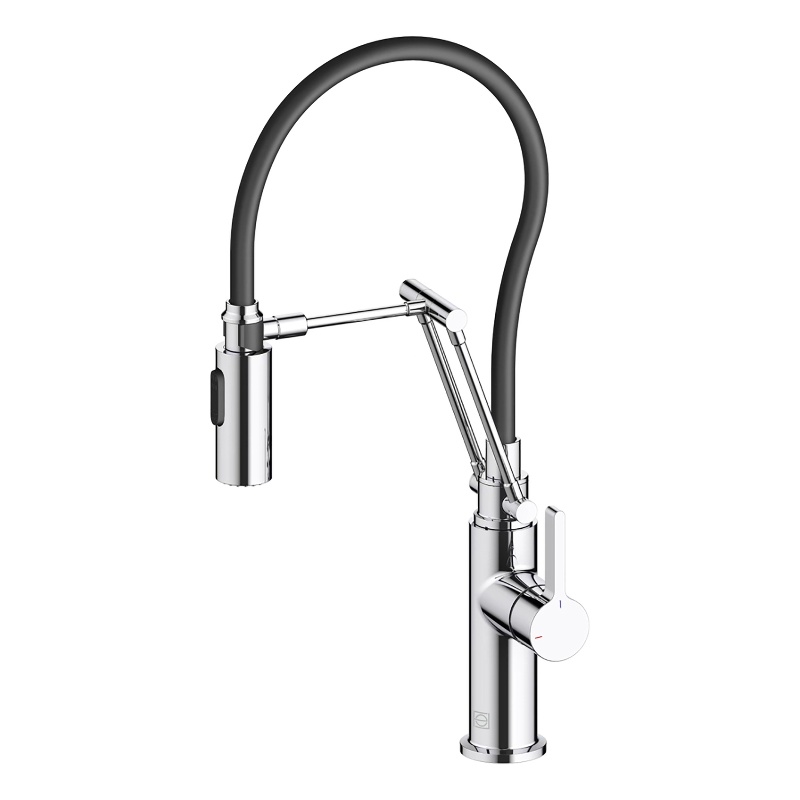 Elegant Kitchen and Bath Leonardo Brass Kitchen Faucet in Chrome