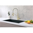 Elegant Kitchen and Bath Yara Brass Kitchen Faucet in Brushed Gold