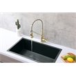 Elegant Kitchen and Bath Yara Brass Kitchen Faucet in Brushed Gold