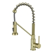 Elegant Kitchen and Bath Yara Brass Kitchen Faucet in Brushed Gold