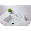 Elegant Kitchen and Bath Lena Brass Single Hole Bathroom Faucet in Chrome