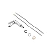 Elegant Kitchen and Bath Lena Brass Single Hole Bathroom Faucet in Chrome